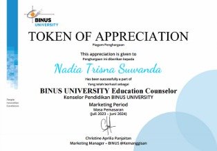 BINUS Marketing Team Appreciation